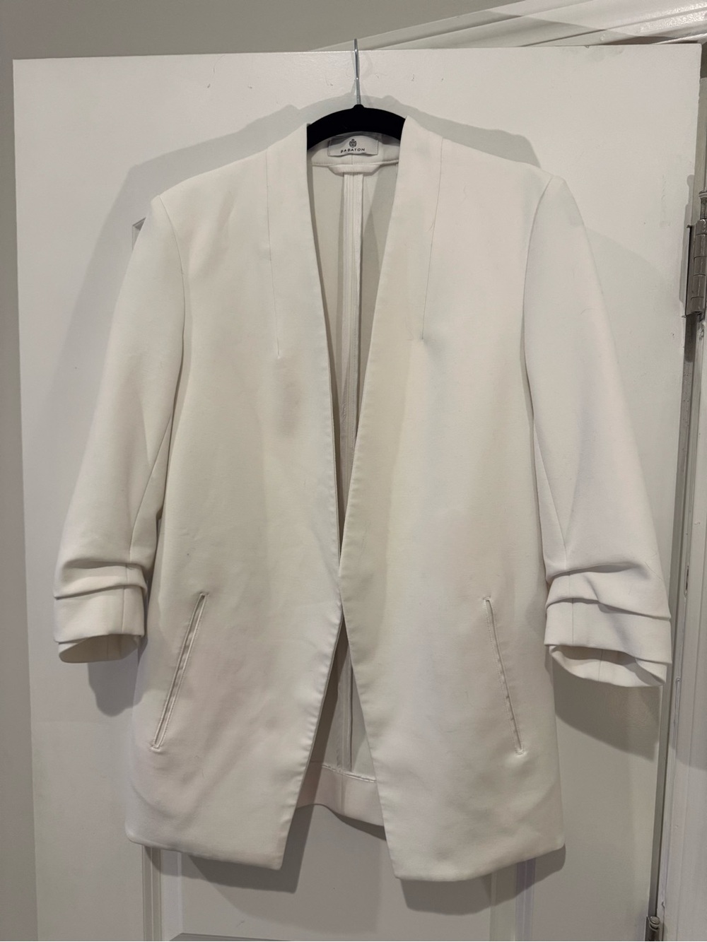 Aritzia Oversized White Blazer